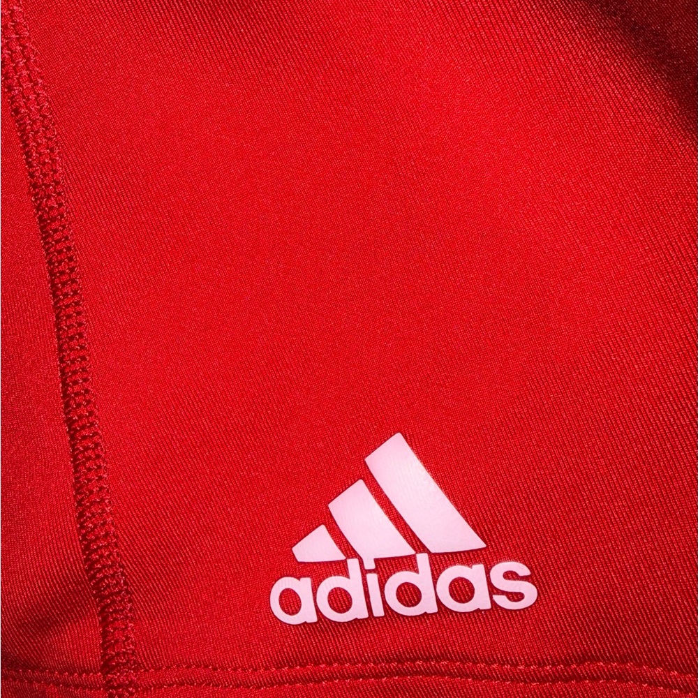 UNLV Adidas Volleyball Shorts Women’s Size Large Red Compression Climalite - Picture 4 of 9